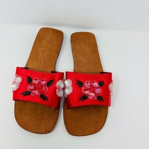 NWT Mystique Boutique Sandals Leather Size 6